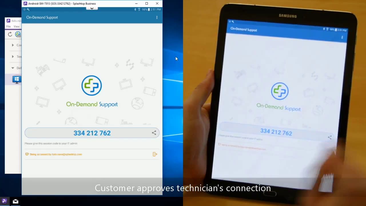 Demo Video: How to View and Control an Android Device with Splashtop SOS