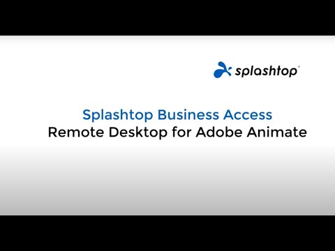 Remote desktop gebruiken voor Adobe Animate