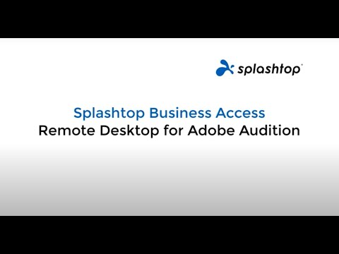 Desktop remoto para software de edição de vídeo