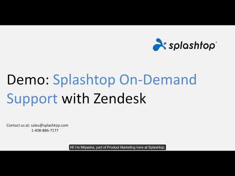 Splashtop SOS met Zendesk
