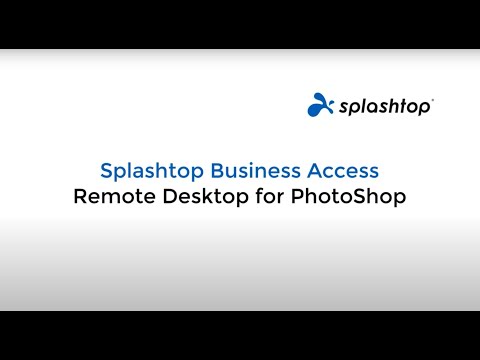 Using Remote Desktop to Access Photoshop