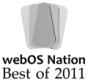 webOS Nation Best of 2011 award logo